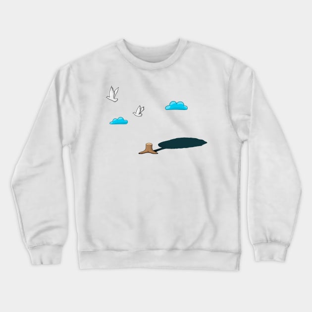 immigration freedom pigeon Crewneck Sweatshirt by Akman